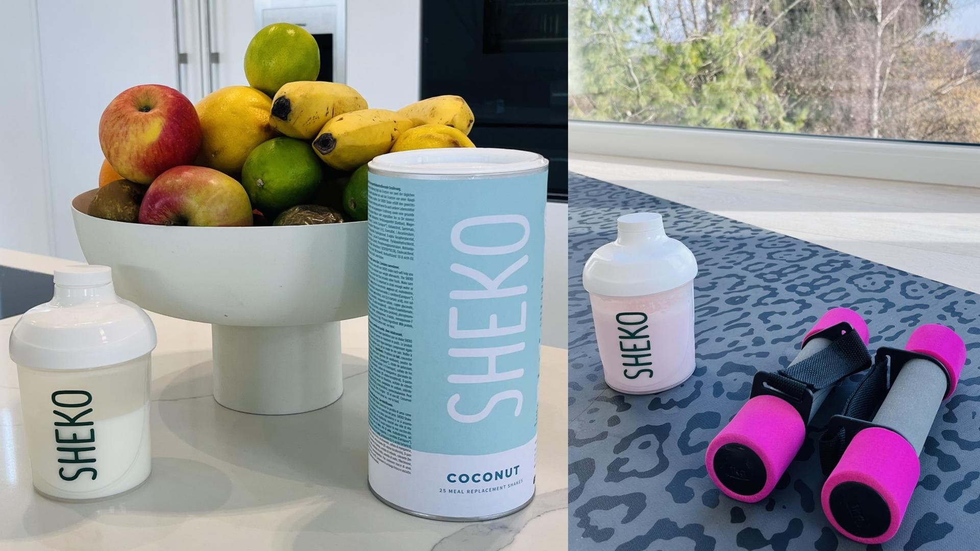 Mama Tina hat die Shakes von Sheko beim Sport getestet.