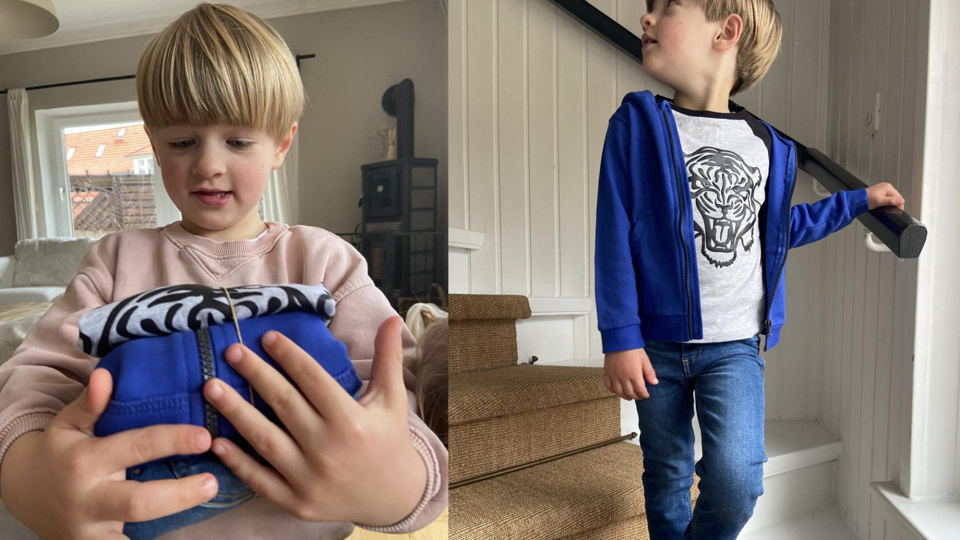 Sohn Nikolas ist von der Little Cigogne Kleiderbox begeistert Sohn Nikolas ist von der Little Cigogne Kleiderbox begeistert