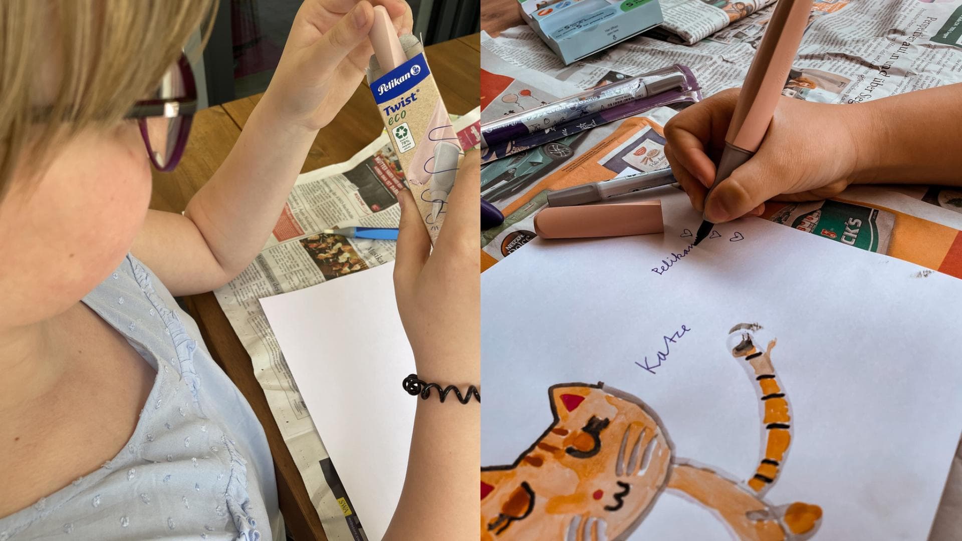 Testerin Lili ist von der Qualität der eco Serie von Pelikan überzeugt. Testerin Lili ist von der Qualität der eco Serie von Pelikan überzeugt.