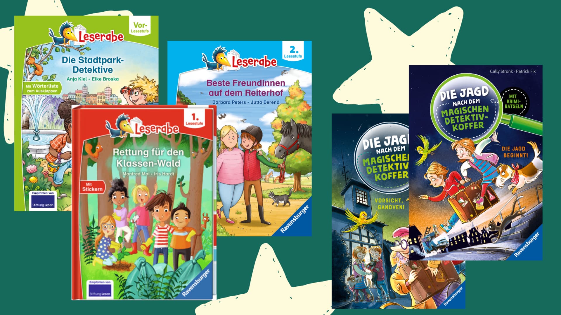 Erstleser-Bücher von Ravensburger. Erstleser-Bücher von Ravensburger.