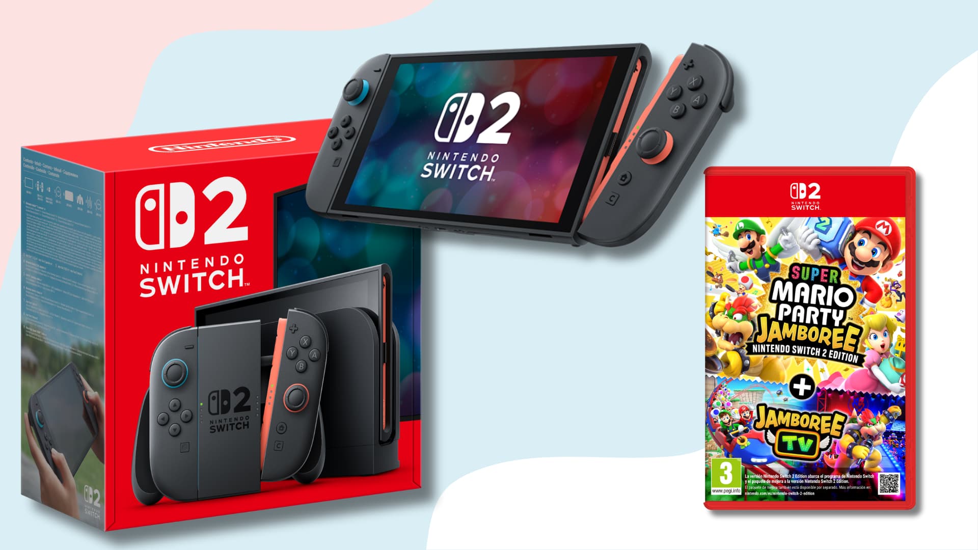 Nintendo Switch 2 mit Super Mario Party Jamboree Nintendo Switch 2 mit Super Mario Party Jamboree
