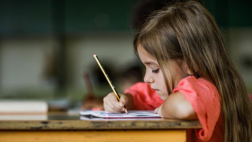 "Spickzettel erlaubt!" findet dieses Lehrerin.