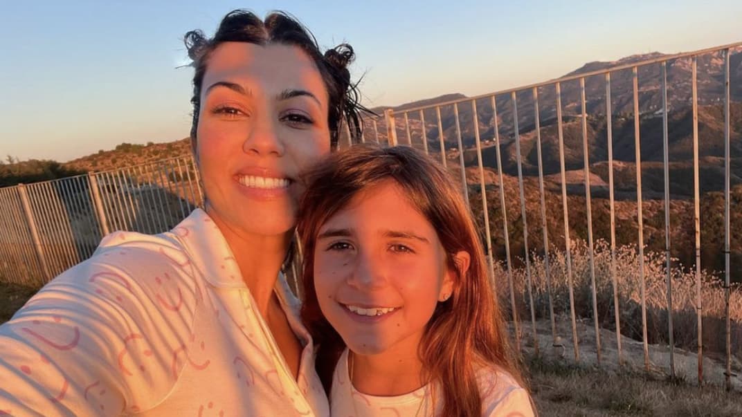 Kourtney Kardashian und ihre Tochter Penelope.