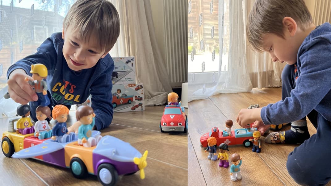 Purer Spielspaß, findet Mama Martina.