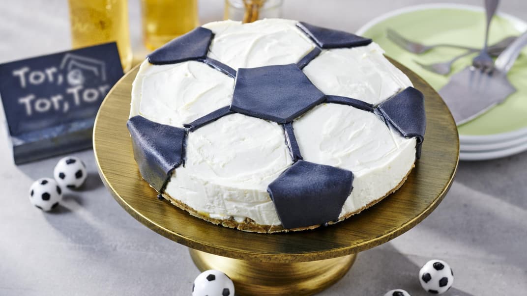 Fußball-Kuchen.