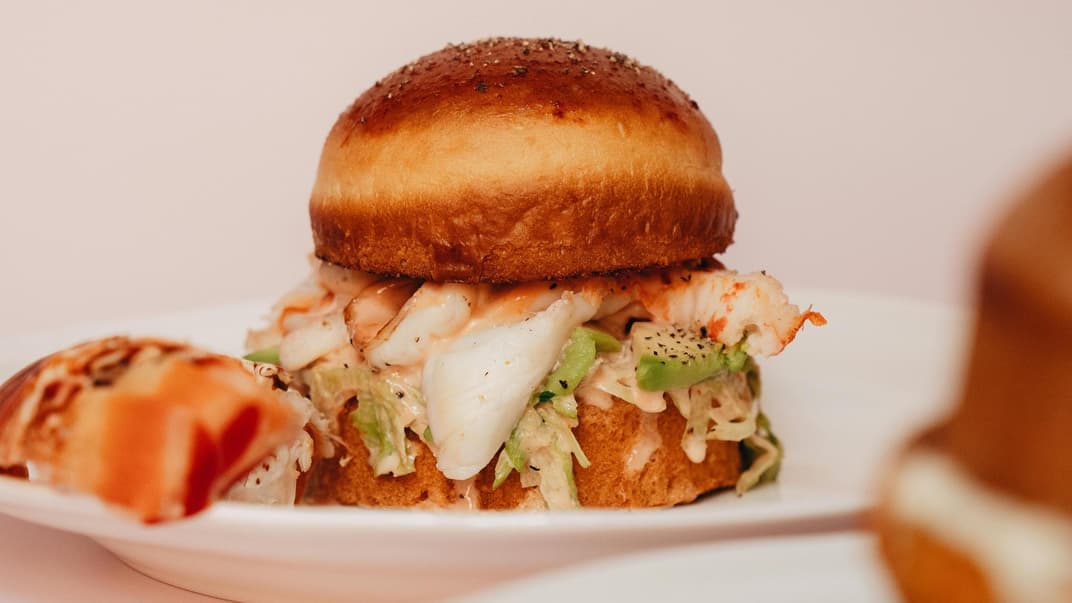 Fischbrötchen, lecker angerichtet