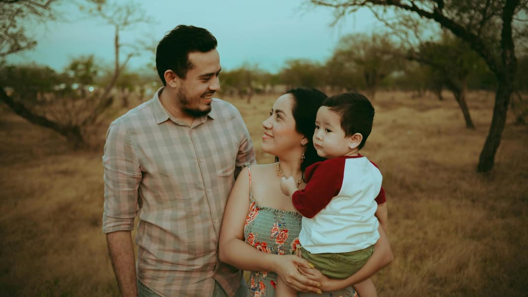 Eine mexikanische Familie.