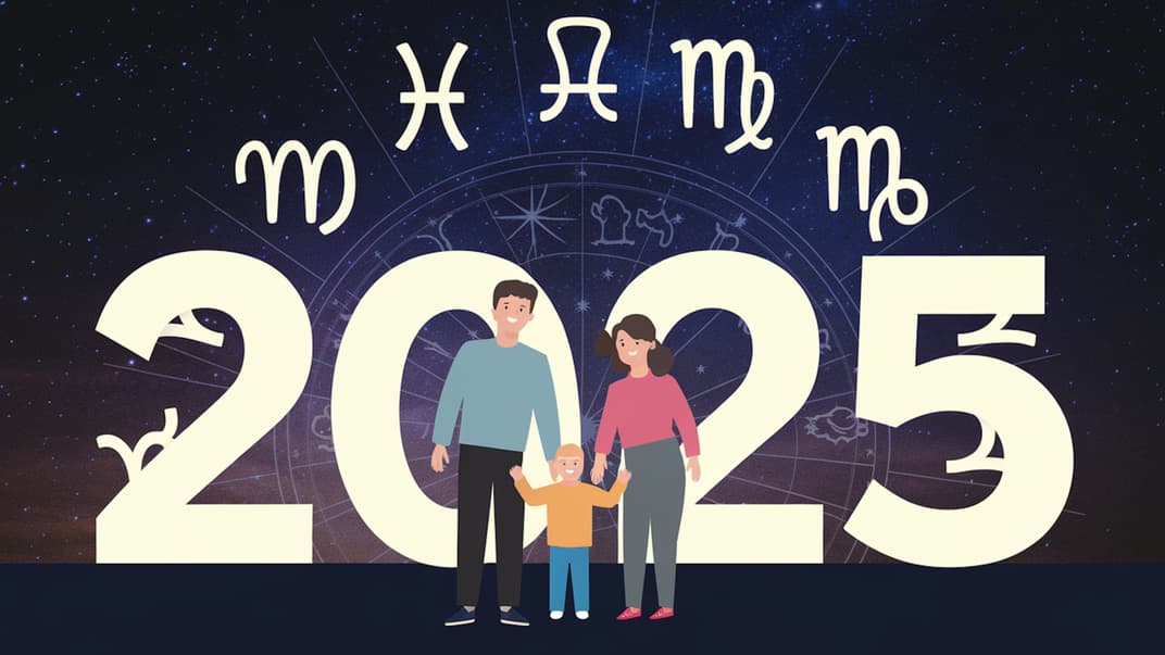 Jahreshoroskop 2025 für Eltern