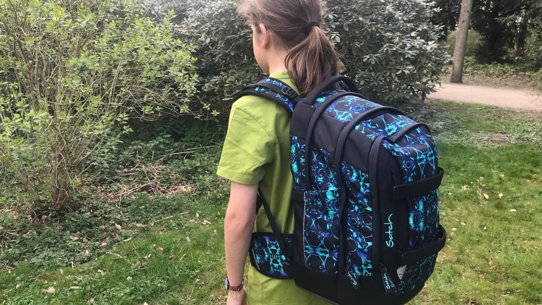 satch pack caleido blue