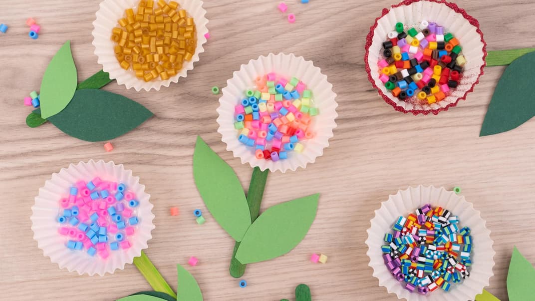 Blumen aus Perlen machen