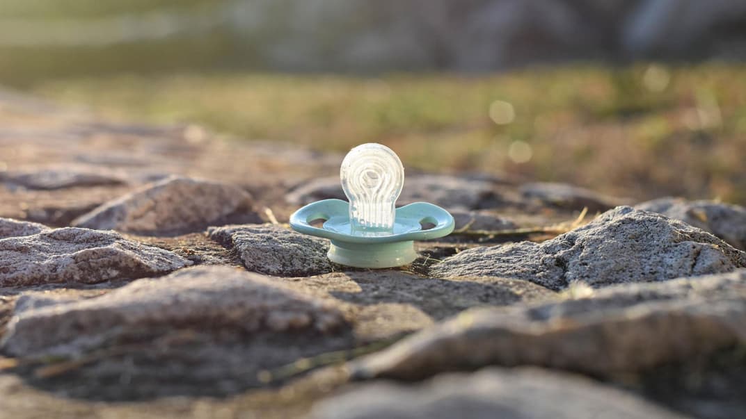 Was tun, wenn der Schnuller in den Dreck fällt?