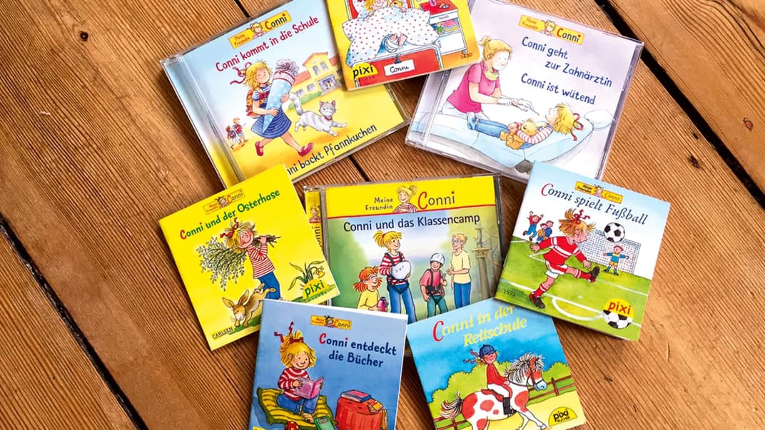 Conni-Bücher und -CDs.