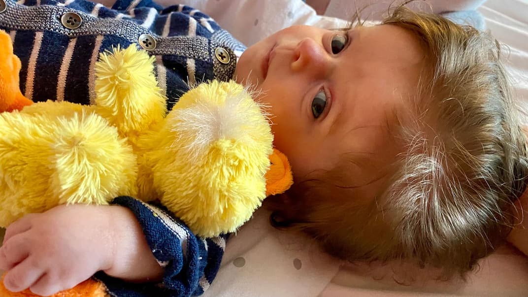 Der kleine Valentin hatte im Alter von vier Monaten schon 19 Knochenbrüche ... Er leidet an der seltenen Glasknochenkrankheit.