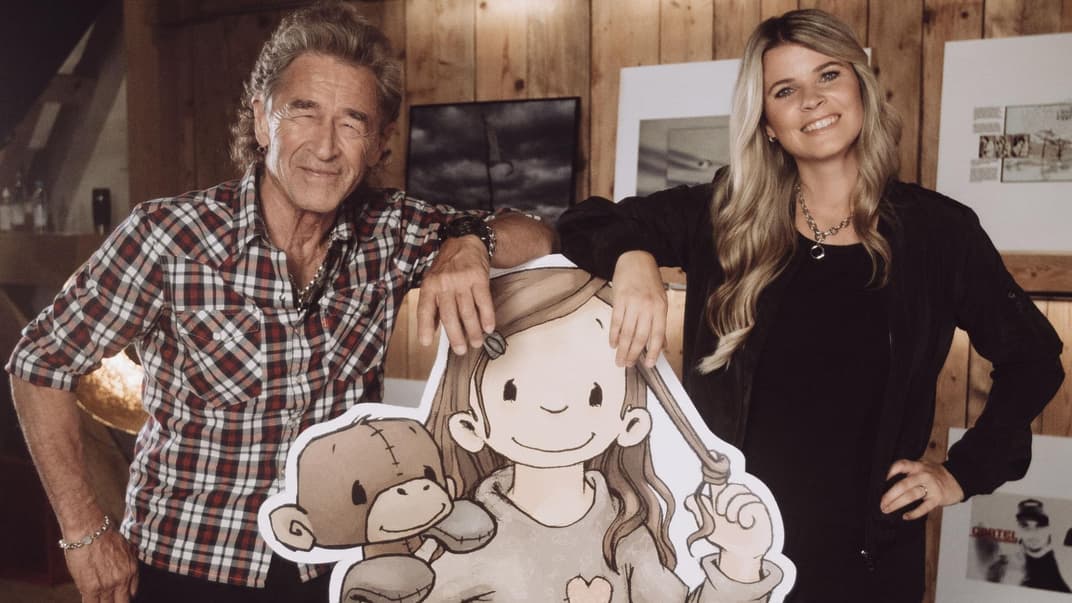 Peter Maffay und Hendrikje Balsmeyer schreiben Kinderbücher für ihre Tochter Anouk. Peter Maffay und Hendrikje Balsmeyer