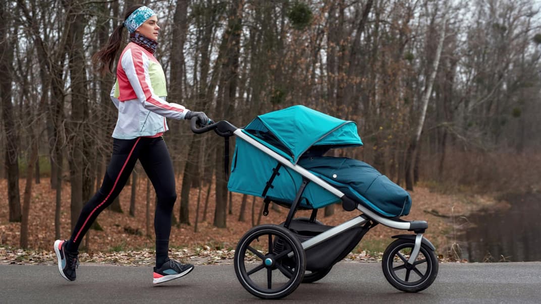 Mit dem Babyjogger finden Mütter (zurück) zum Sport.