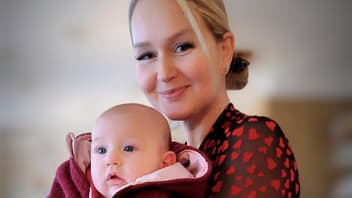 Nancy Wienberg mit Mandy-Malia.