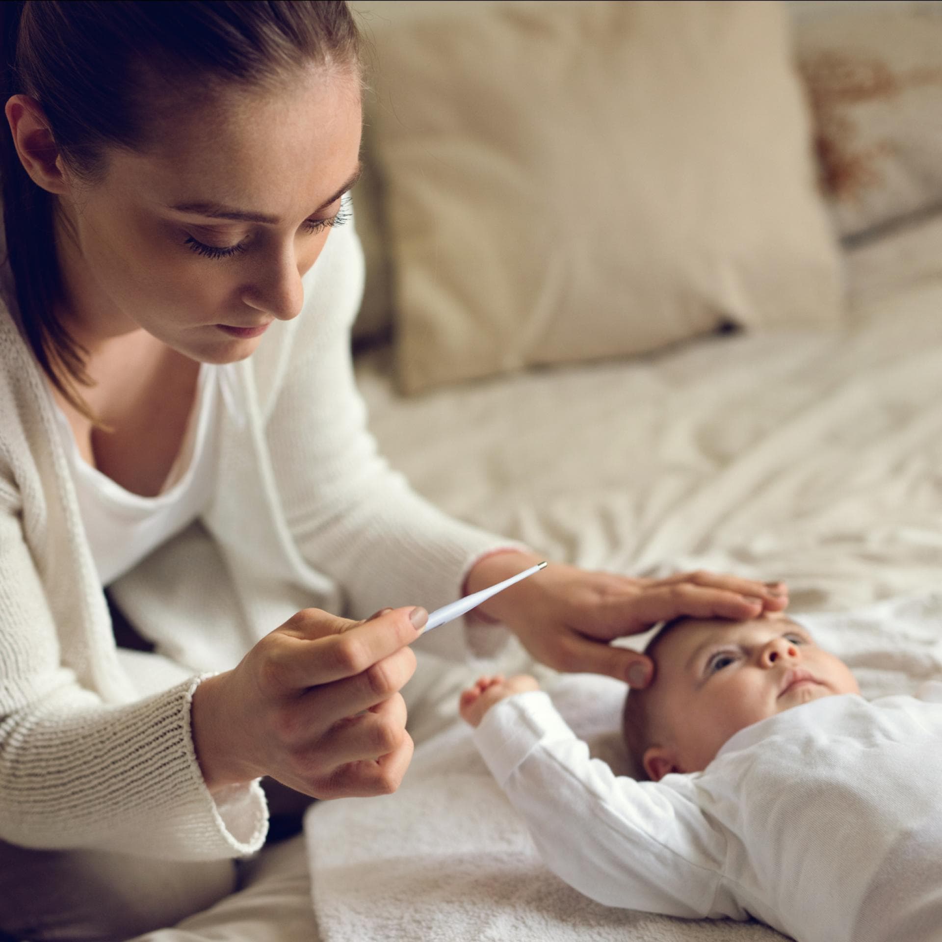 Richtig Fieber messen beim Baby