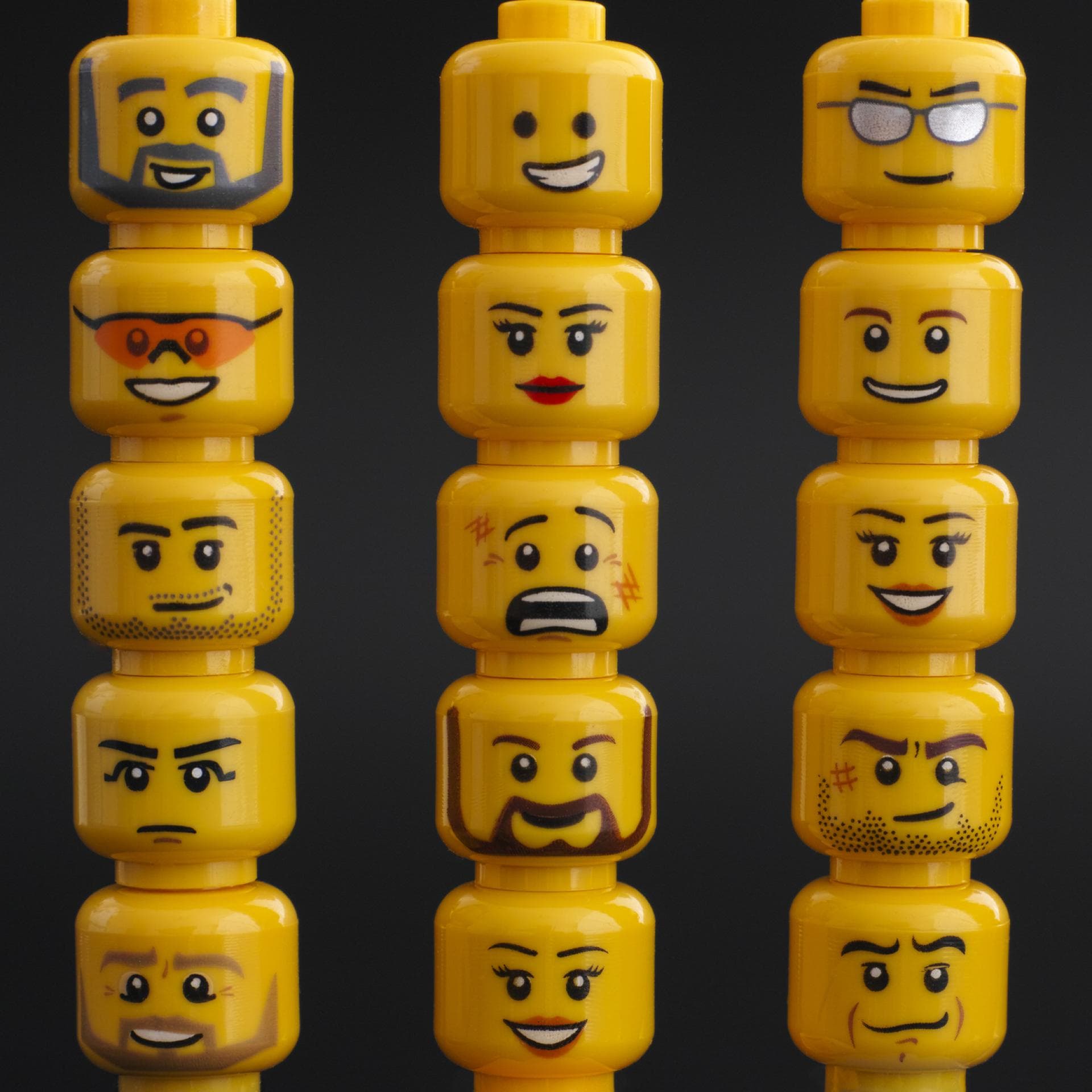 Lego-Kopf verschluckt