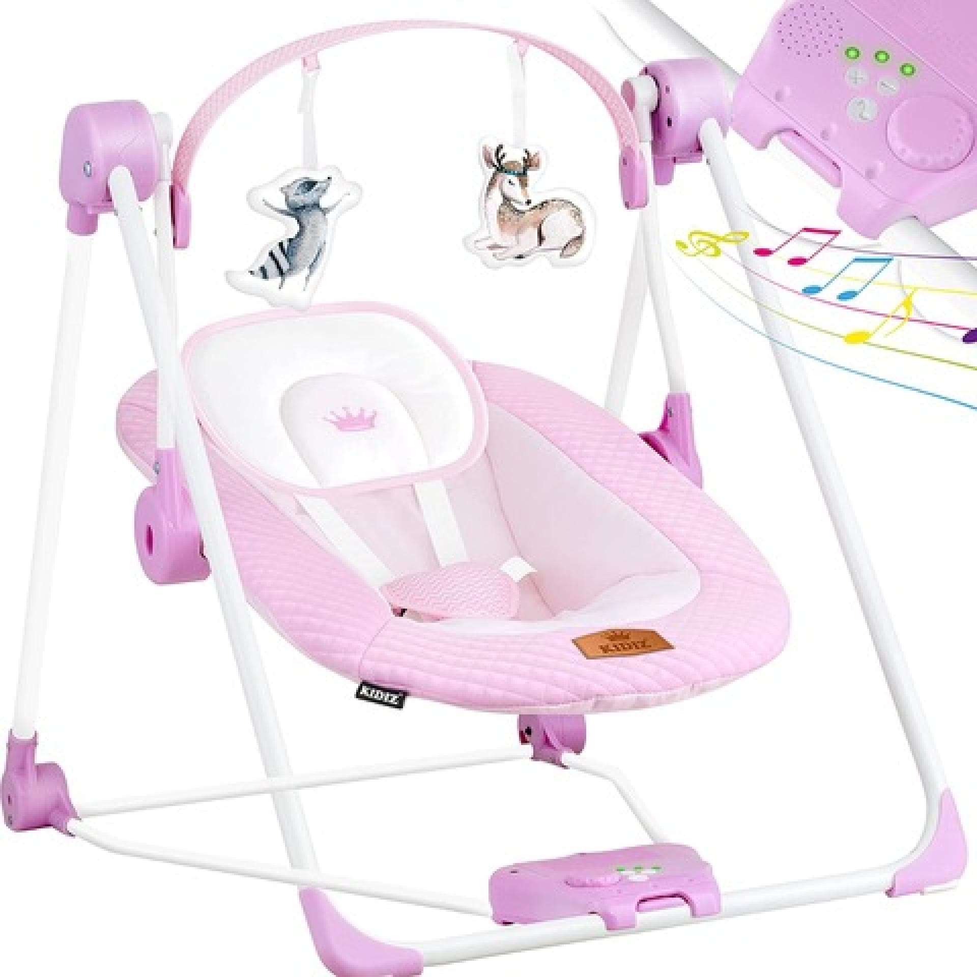 Die Babyschaukel von KIDIZ mit Geschwindigkeitseinstellungen 