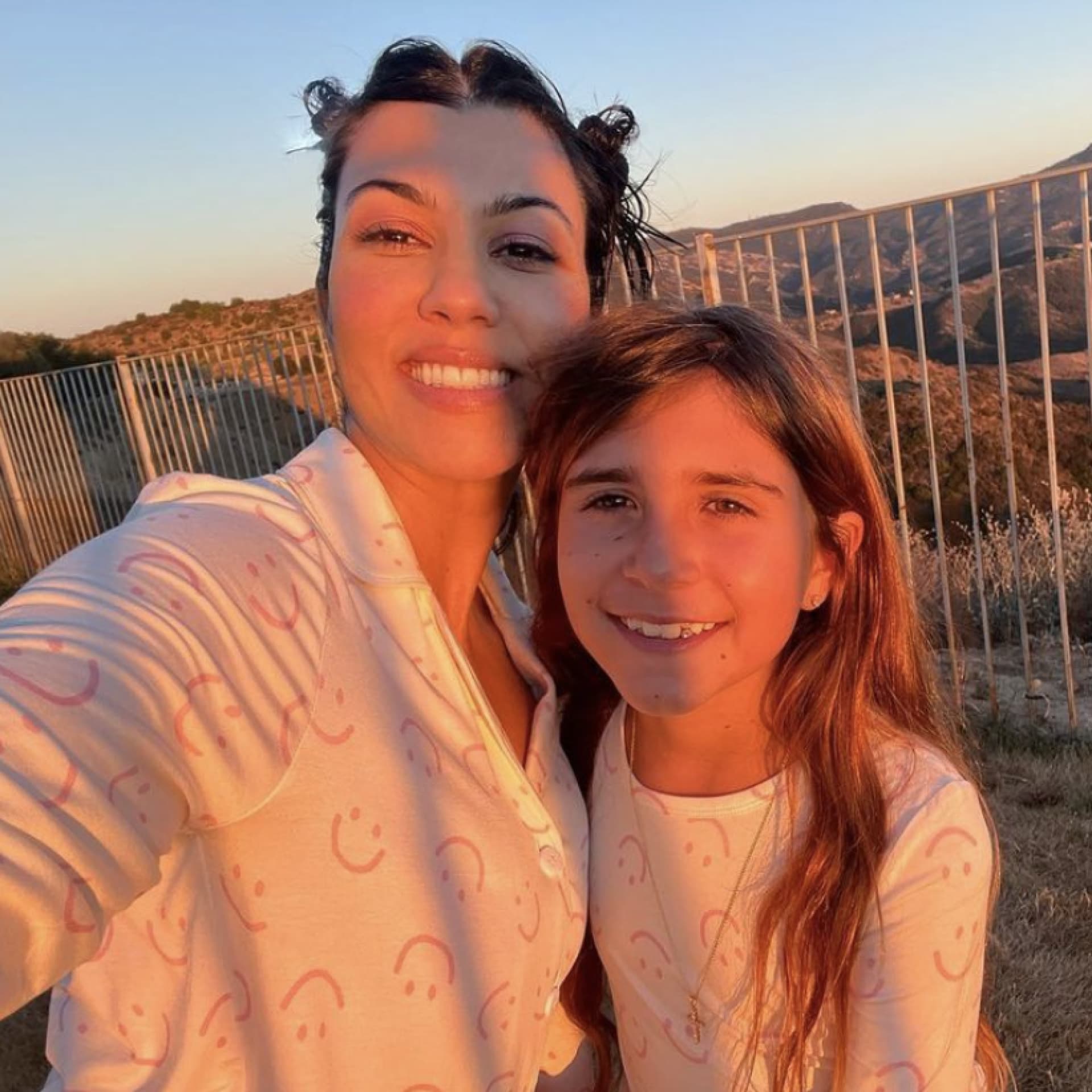 Kourtney Kardashian und ihre Tochter Penelope.
