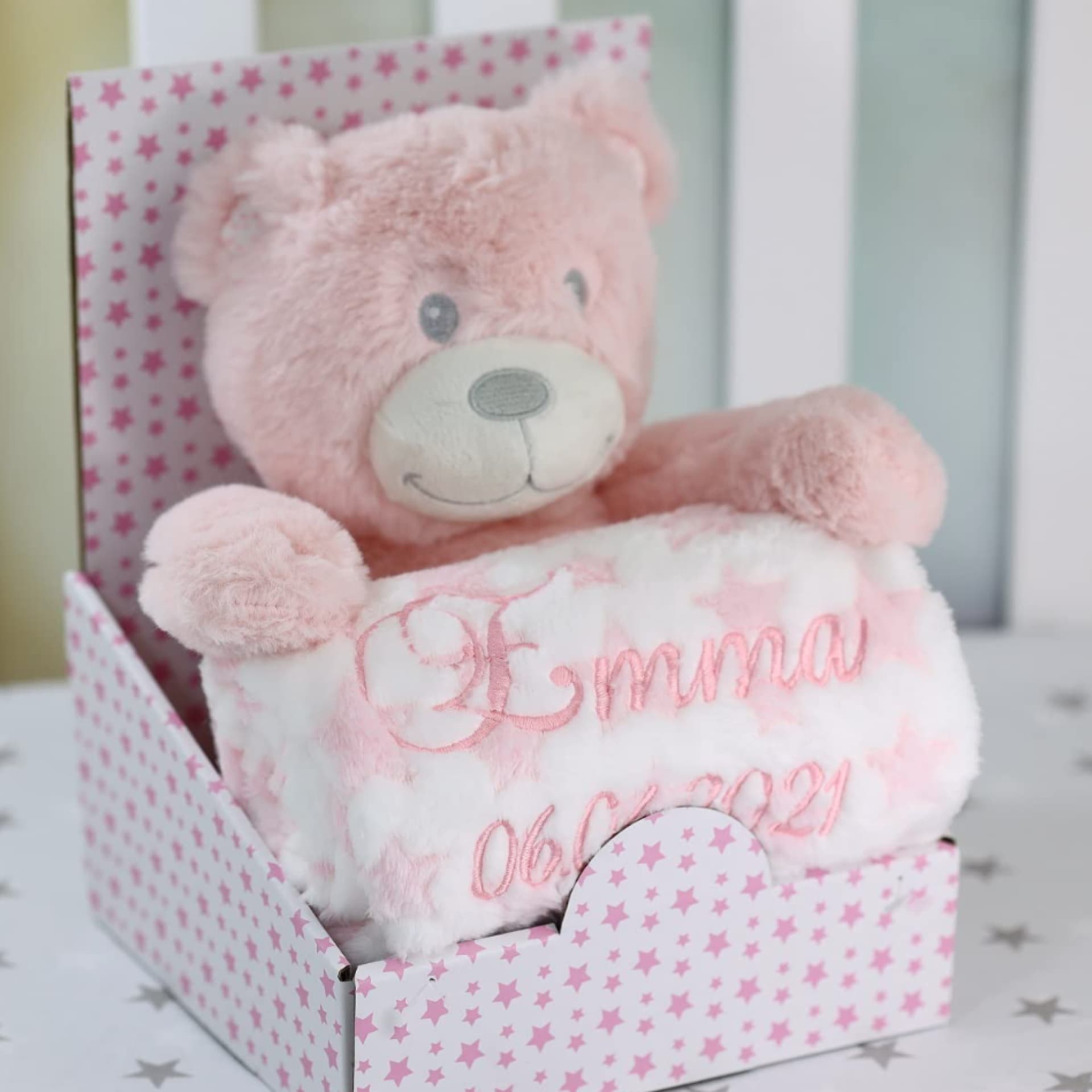 Babydecke mit Namen Babydecke mit Namen