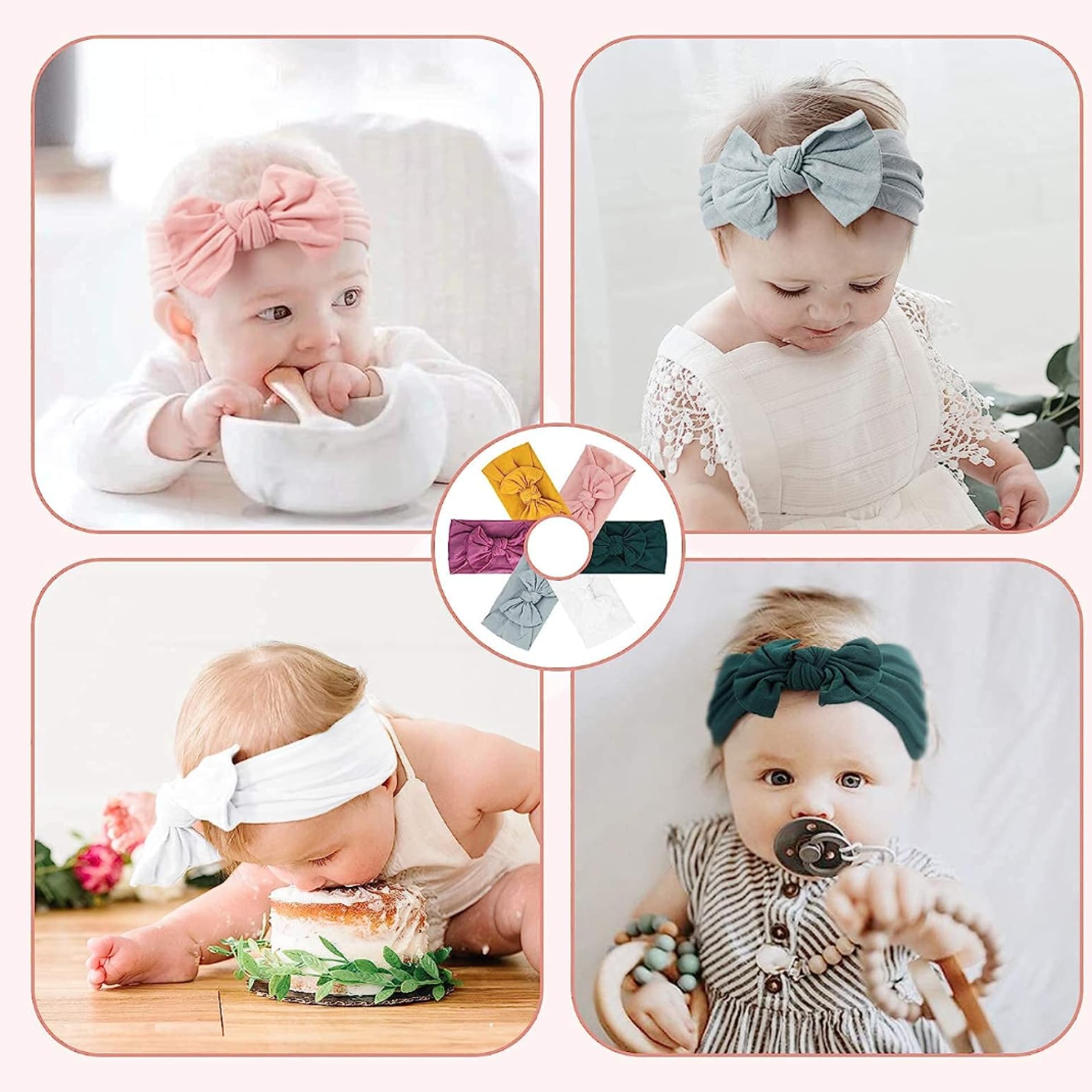 Süße Stirnbänder für Babys von Makone