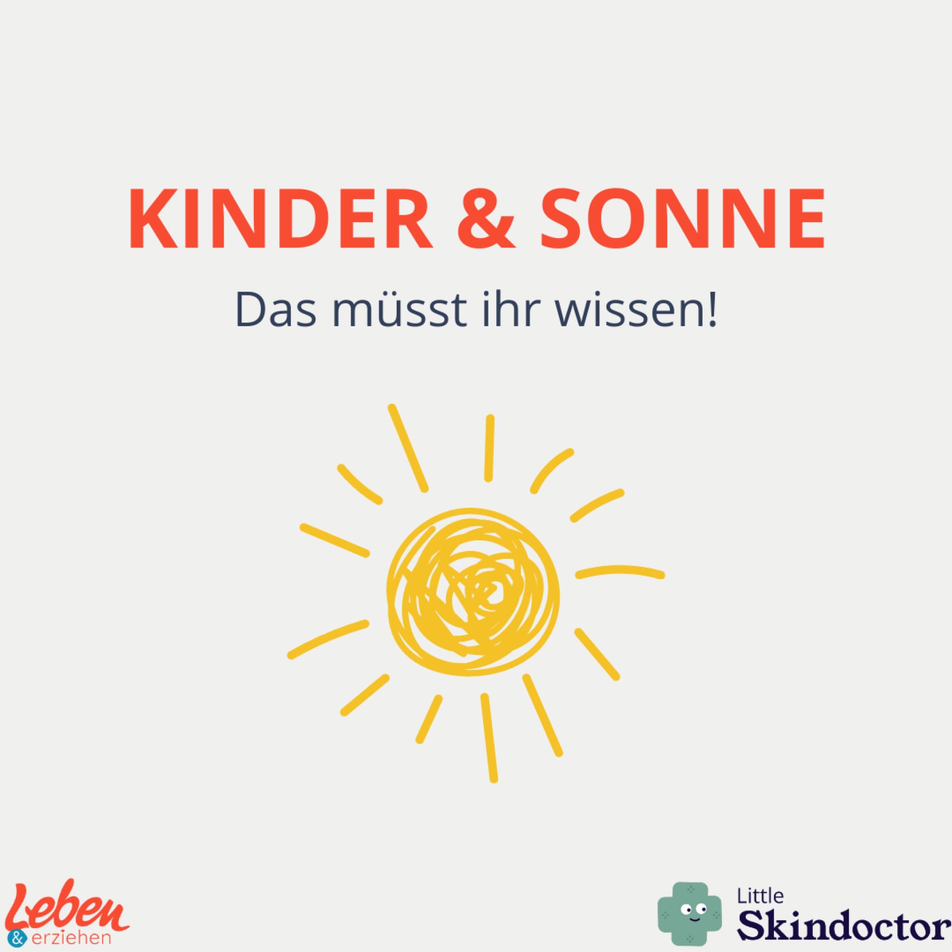 Sonnenschutz und Kinder