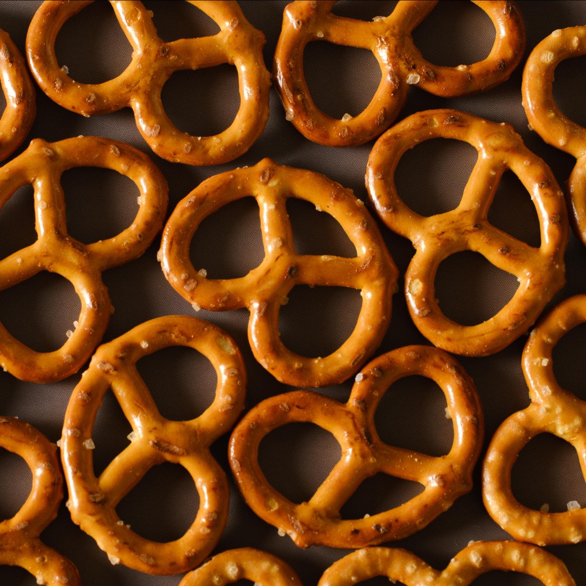 Kleine Brezeln zum Snacken