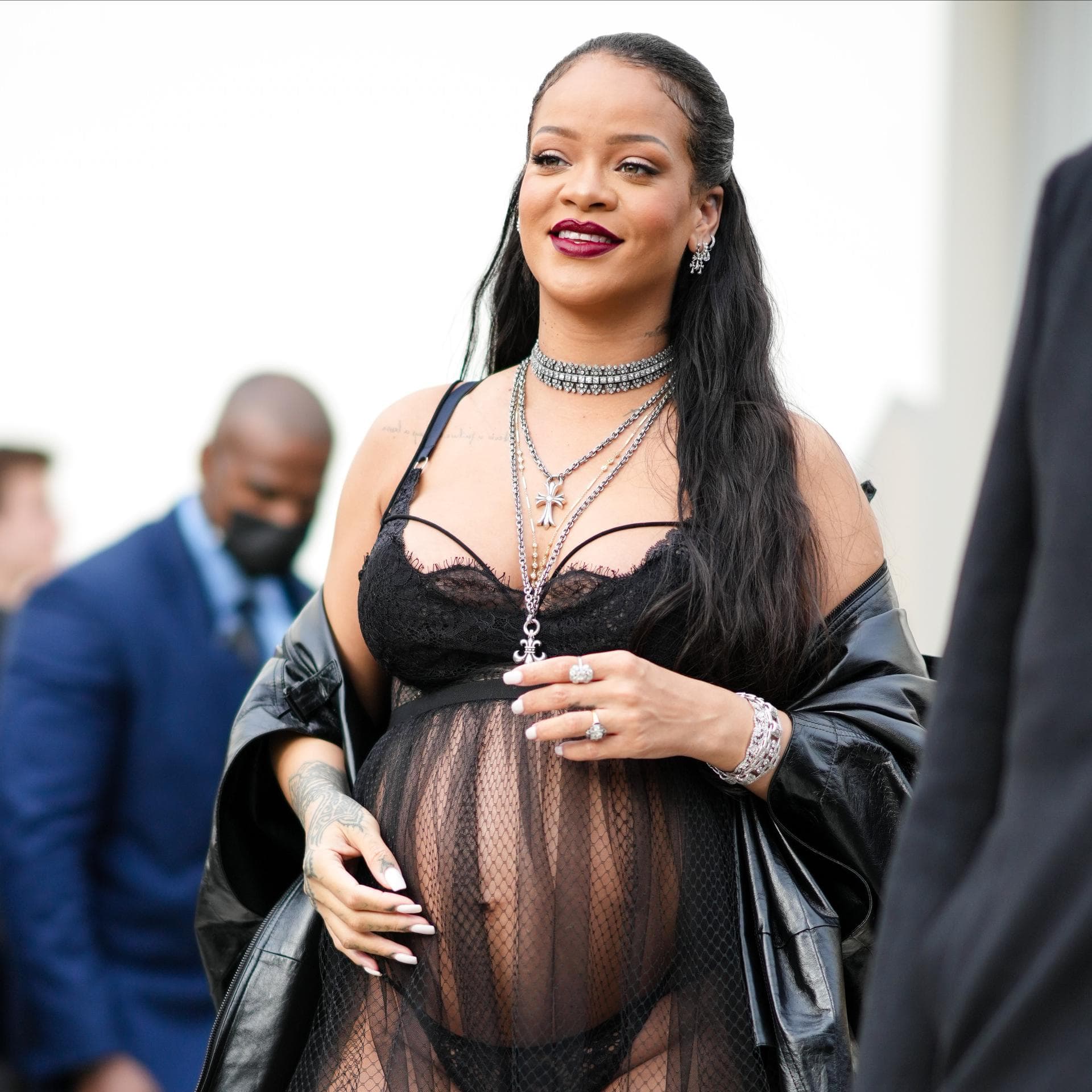 Rihanna mit Babybauch
