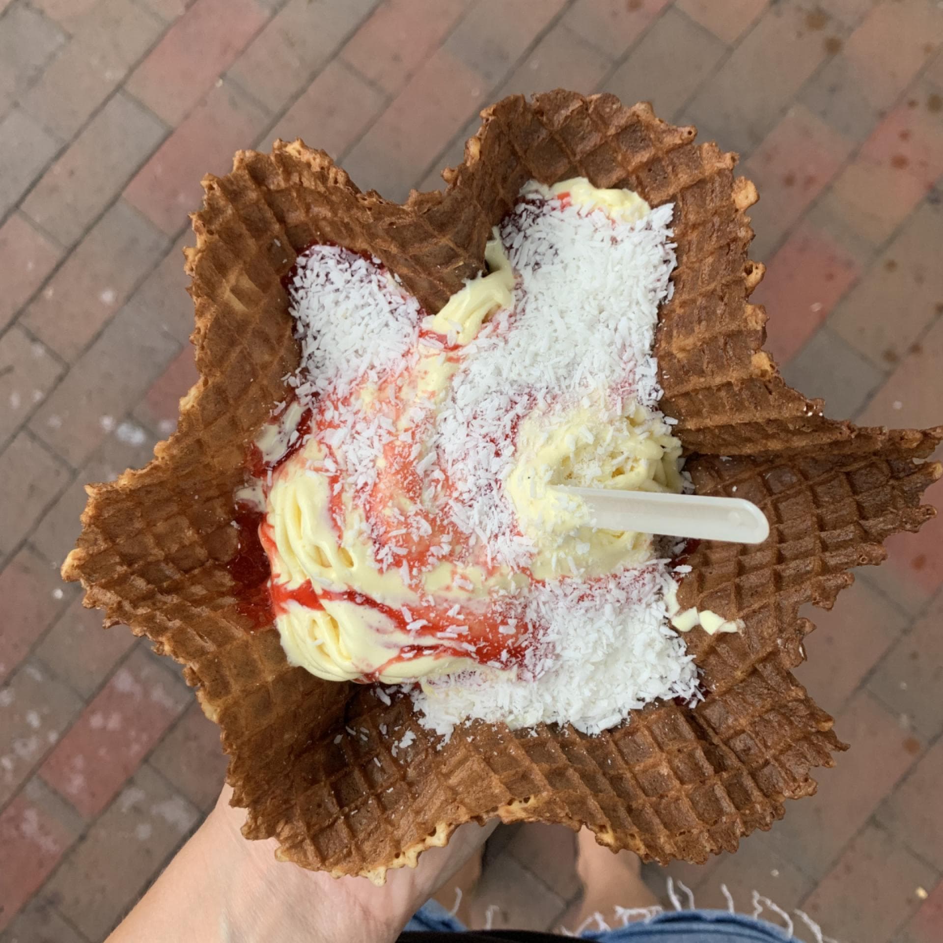Spaghetti-Eis aus der Bunten Kuh Spaghetti-Eis aus der Bunten Kuh