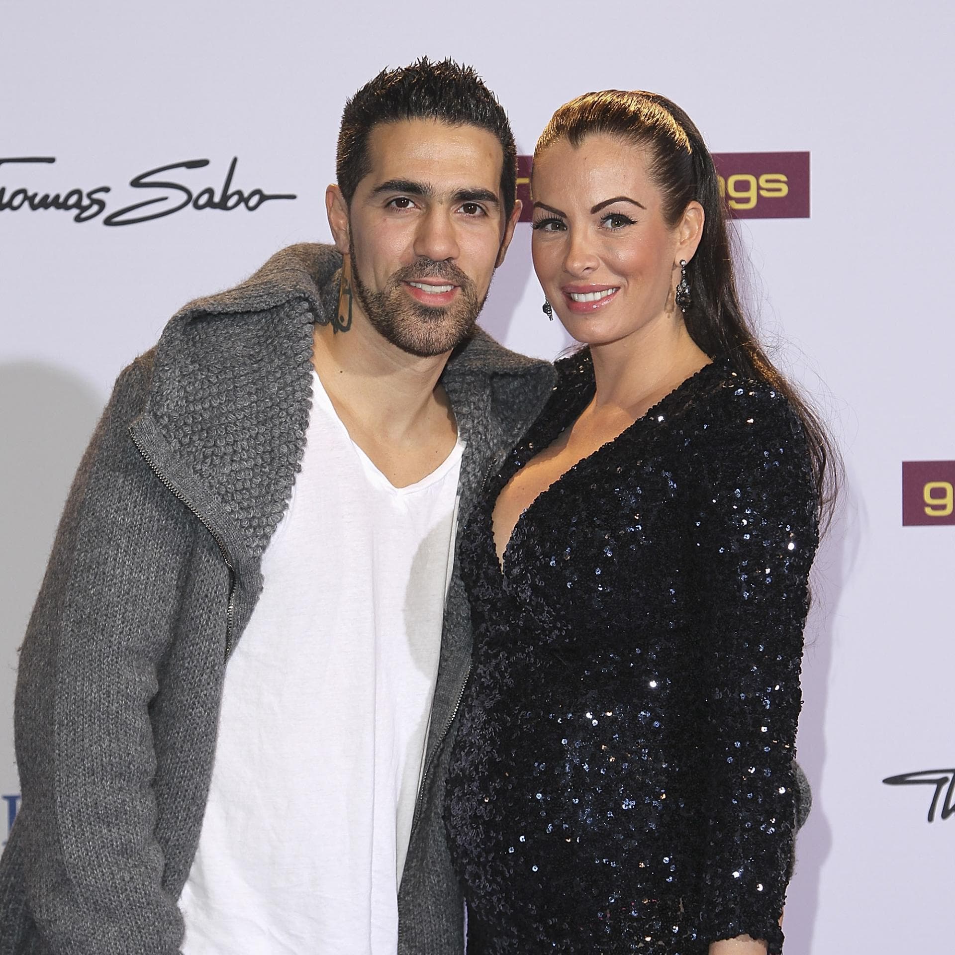 Bushido und Anna-Maria Ferchichi auf dem Roten Teppich.