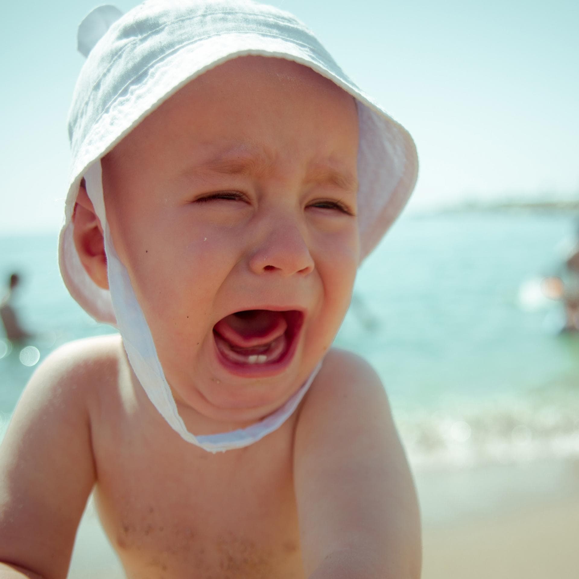 Urlaub mit Baby ist leider nicht immer (nur) entspannend ...
