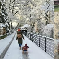Der Adventurer Rucksack im Einsatz im Schnee und im Sand