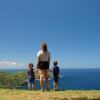 Ausblick von der Klippe auf Sao Miguel