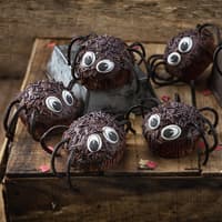 Schoko-Spinnen aus Muffins