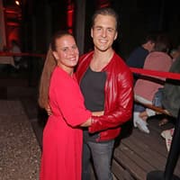 Alexanders Klaws mit Partnerin Nadja Scheiwiller