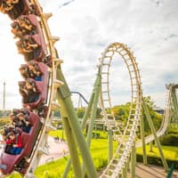 Wir haben für euch die besten Freizeitparks in Deutschland getestet, wie hier den Heide Park in Soltau.