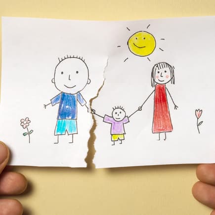 Getrennte Familie