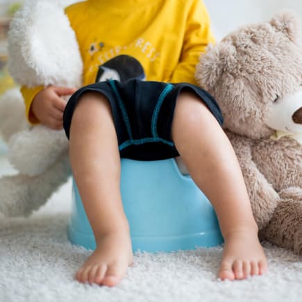 Töpfchen-Lernhosen können super praktisch sein