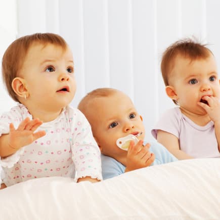 Drillings-Babys.