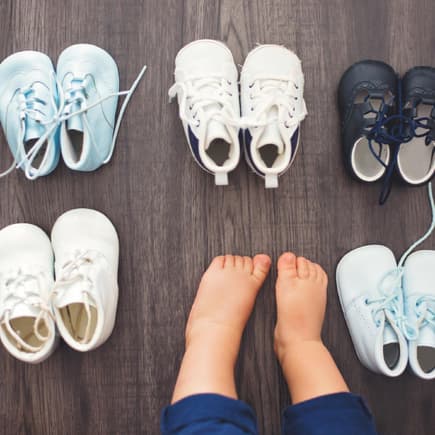 Babys Lauflernschuhe