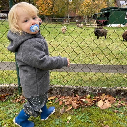 Die Walkjacke von Engel ist die perfekte Übergangsjacke, findet Franziska.