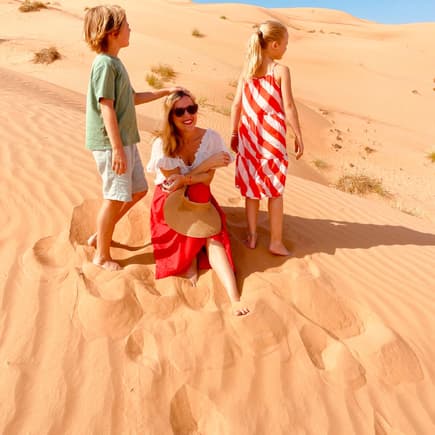 Unsere Autorin hat mit ihren Kindern den Oman besucht. 