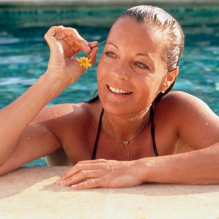 Romy Schneider im Pool