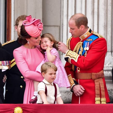 Prinz William und Kate mit ihren Kindern