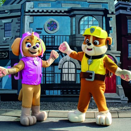 Skye und Rubble von Paw Patrol