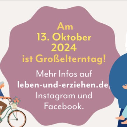 13. Oktober ist Großelterntag