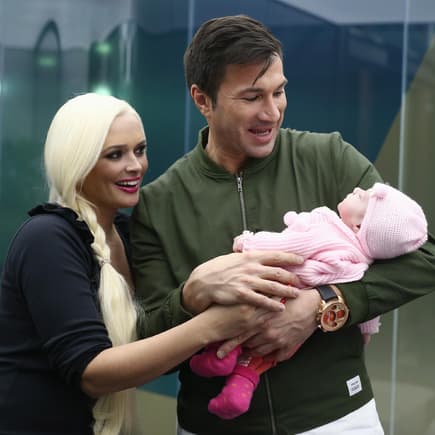 Daniela Katzenberger mit Lucas Cordalis und ihrem Baby Sophia Daniela Katzenberger mit Lucas Cordalis und ihrem Baby