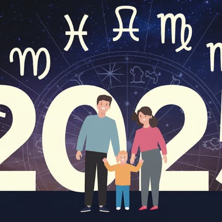 Jahreshoroskop 2025 für Eltern