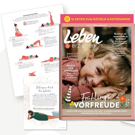 In unserem neuen Print-Extra in Leben & erziehen erwarten dich knifflige Rätsel und Übungen zum Entspannen.